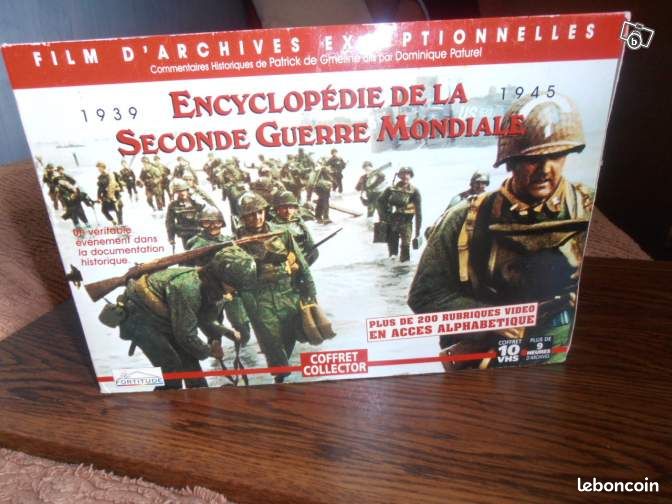 COFFRET K7 VHS ENCYCLOPEDIE 2em GUERRE MONDIALE (image 1)