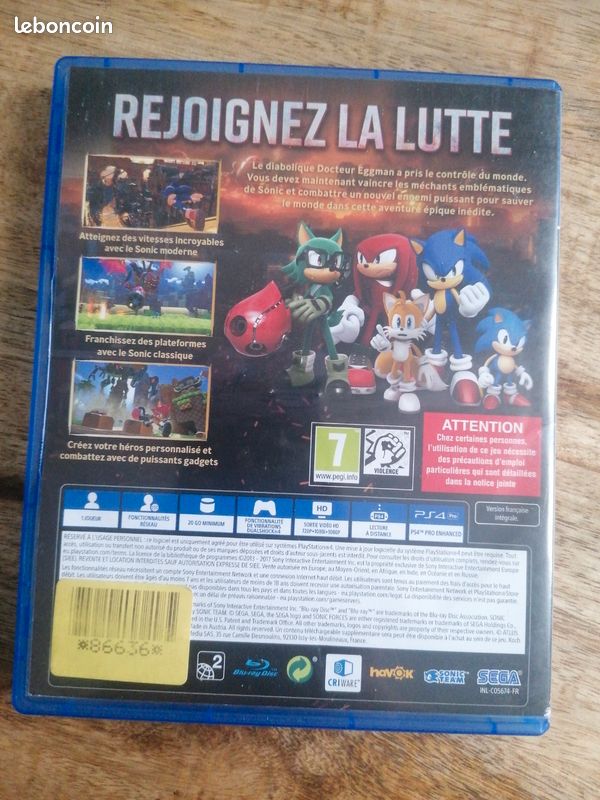 Jeux ps4 sonic forces (image 4)
