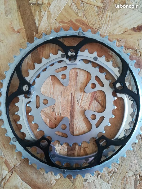 Pédalier Campagnolo Centaur – 170 Mm, 39/53 Dents, 10 Vitesses, Carré Conique (NOS)