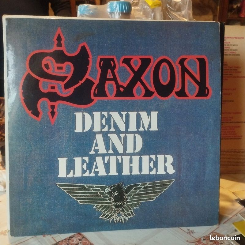 Vinyle Denim and Leather Saxon (image 1)