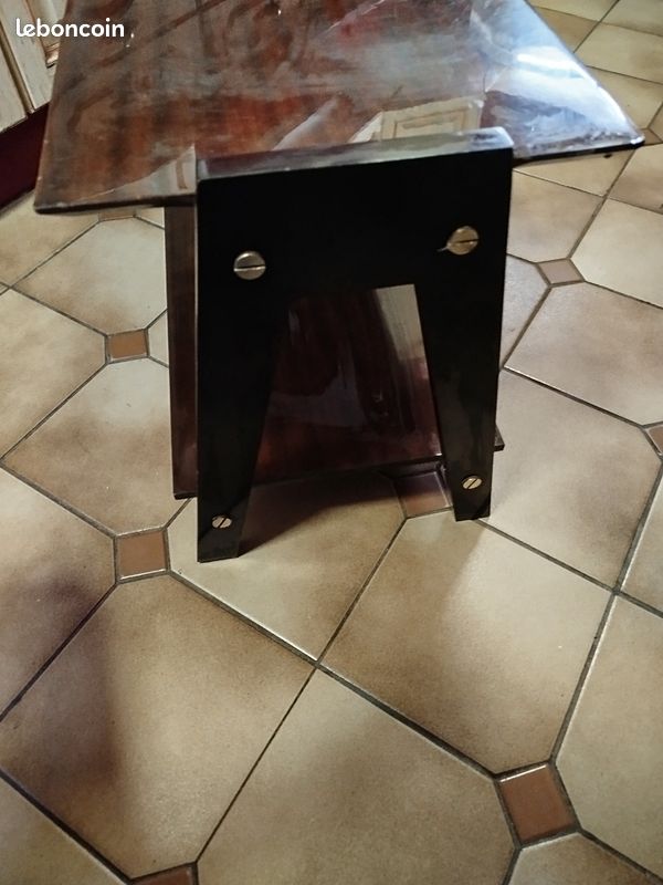 Table basse design vintage teck 1950/60's (image 4)