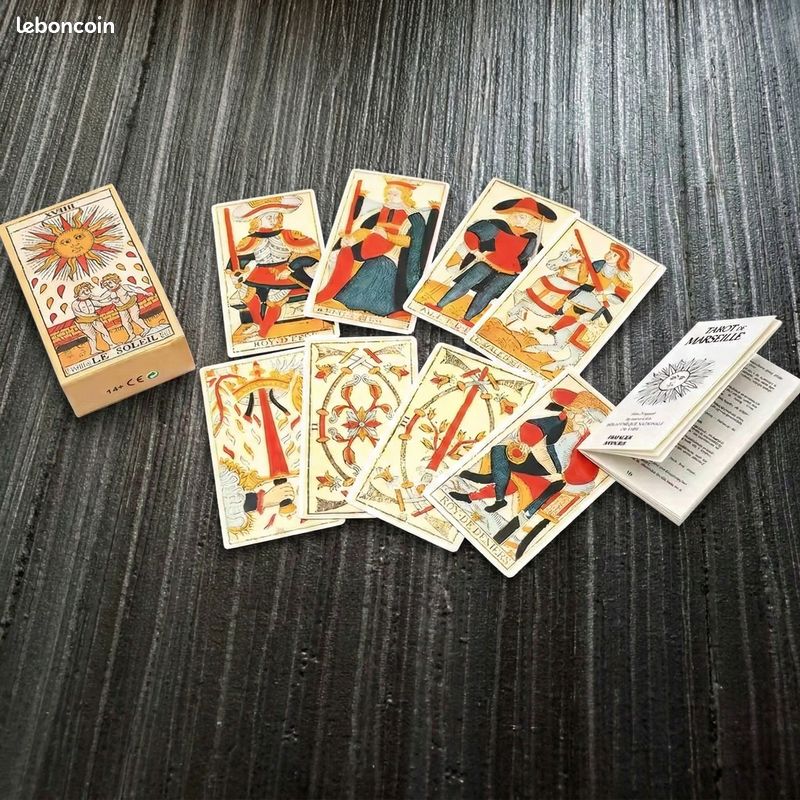 Tarot De Marseille Conver Grimaud - 78 Lames Avec Livret En Français