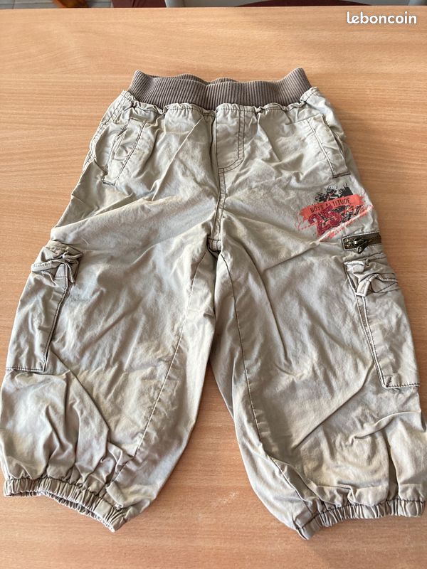 Pantalon marron clair 24 mois (image 1)