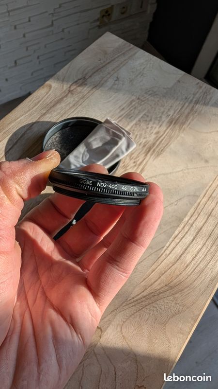 Filtre Gobe NDX Variable 37mm - Densité Neutre, Ouvert Jamais Servi