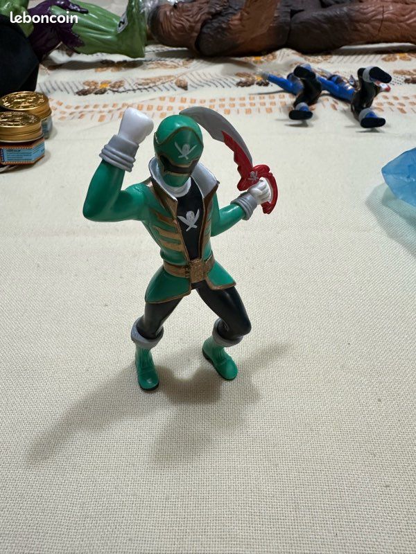 Figurine sentei - power rangers vert 2014 (image 3)