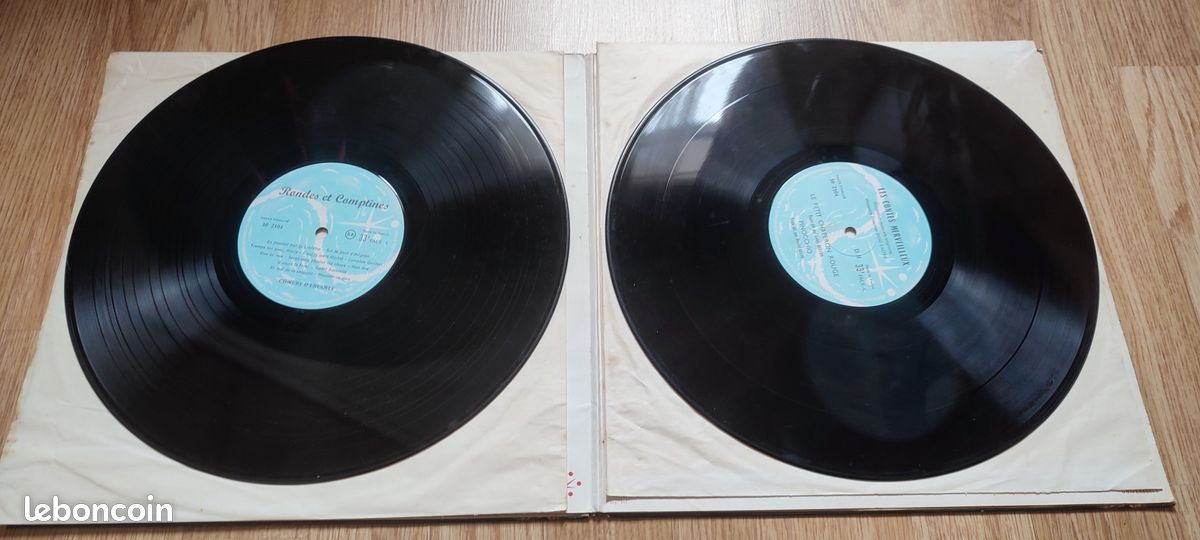 2 vinyles 33tr contes et rondes enfantines (image 4)