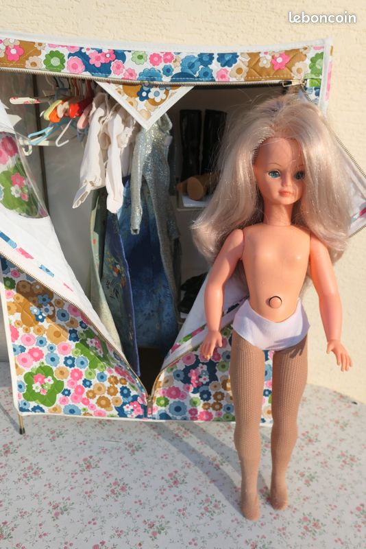 Tenue Week-end 1976 Pour Poupée Cathie Bella - Vintage (petit Défaut)