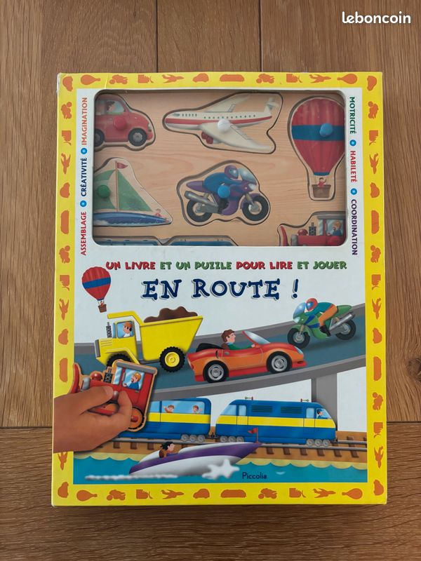 Livre puzzle bois En Route (image 1)