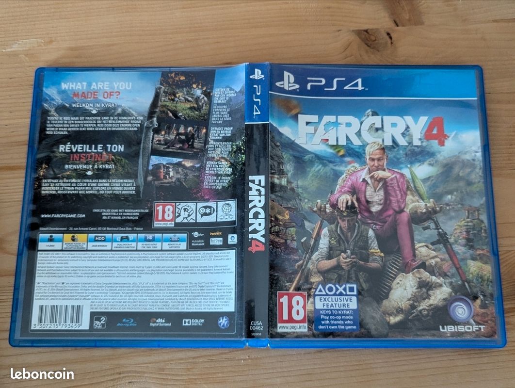 Far Cry PS4 - Jeu En Excellent état Comme Neuf - Édition Originale 2016 Ubisoft