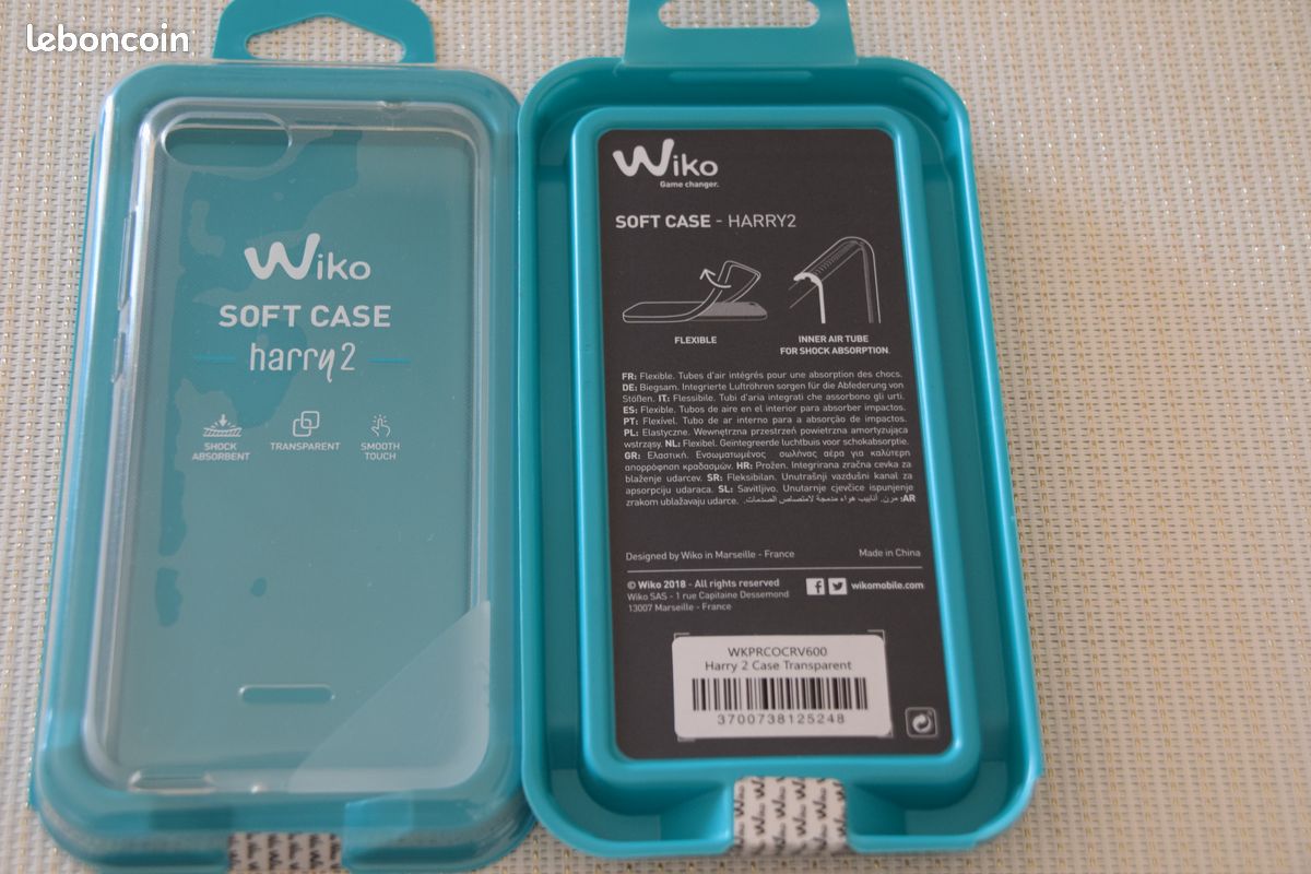 Wiko coque transparente pour wiko harry 2 (image 1)