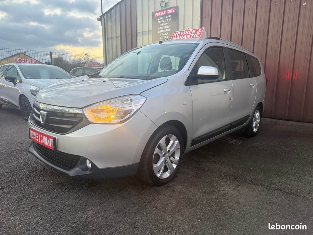 Dacia lodgy 1.2i tce - 16v turbo 115cv silver line 7 places 2016 (image 1)