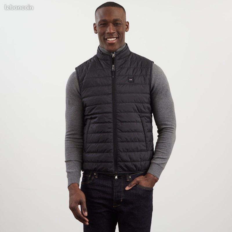 Doudoune Sans Manches Noir Homme Eden Park Vêtements - Main Image