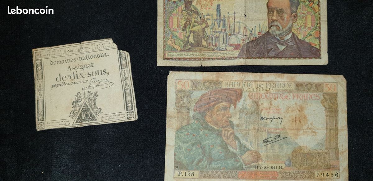 Lot billets et assignants françaises (image 6)