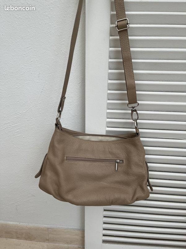 Sac bandoulière en cuir (image 2)