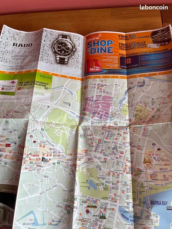 20 plans PAPIER grandes villes d'Asie ( Singapour Vietnam Bangkok Hong Kong ) (image 5)
