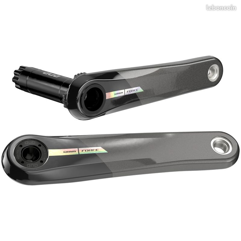 Pédalier Double Carbone Pour Vélo De Route – 110/130 BCD – Longueur Manivelle 170 Mm – Neuf