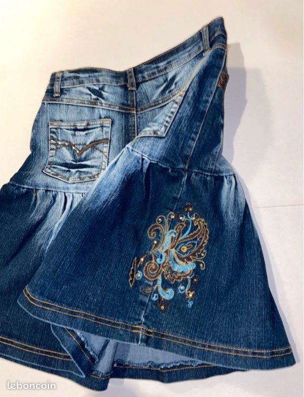 Jupe jean taille S (image 3)