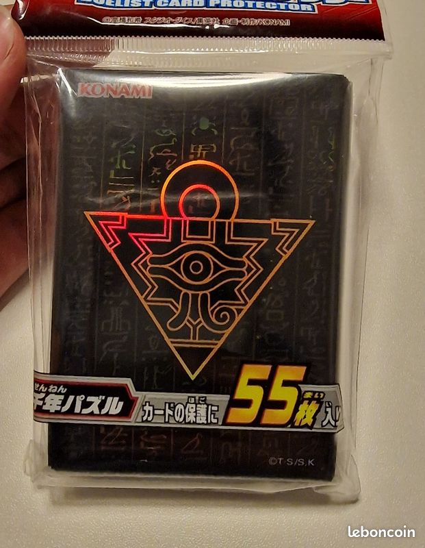 millennium puzzle card sleeves Black Millenium - YuGiOh YuGiOh Official Konami 25th Anniversary