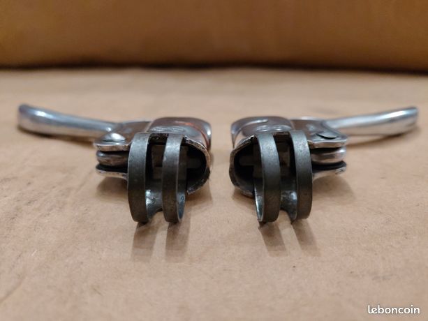 Jeu De Freins Vintage LYTALOY Années 1940 - Étriers Et Leviers Argent, Pour Vélo Course