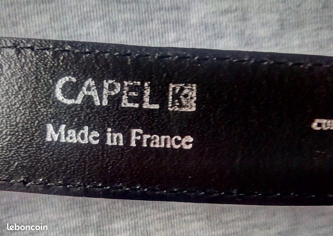 Ceinture cuir Capel homme (image 2)