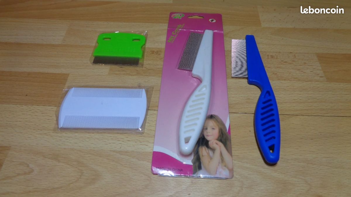 Lot de Peignes anti poux et lentes pour cheveux (image 6)