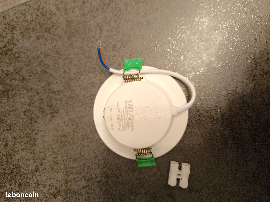 12 Spots LED Encastrables Fondiiz 68mm 5W - Température Réglable 2700K-6000K