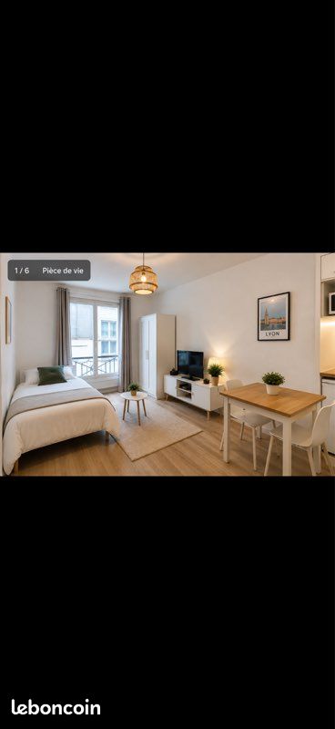Appartement 2 pièces 20 m² · à Lyon · 20 m² · 600 €