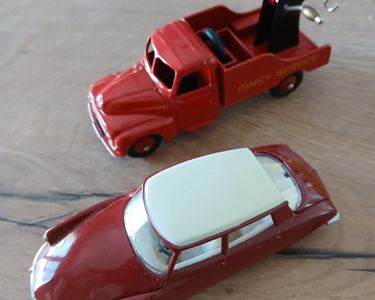 Dinky Toys Méccano N°23 - Voiture De Dépannage Rouge - Miniature Ancienne