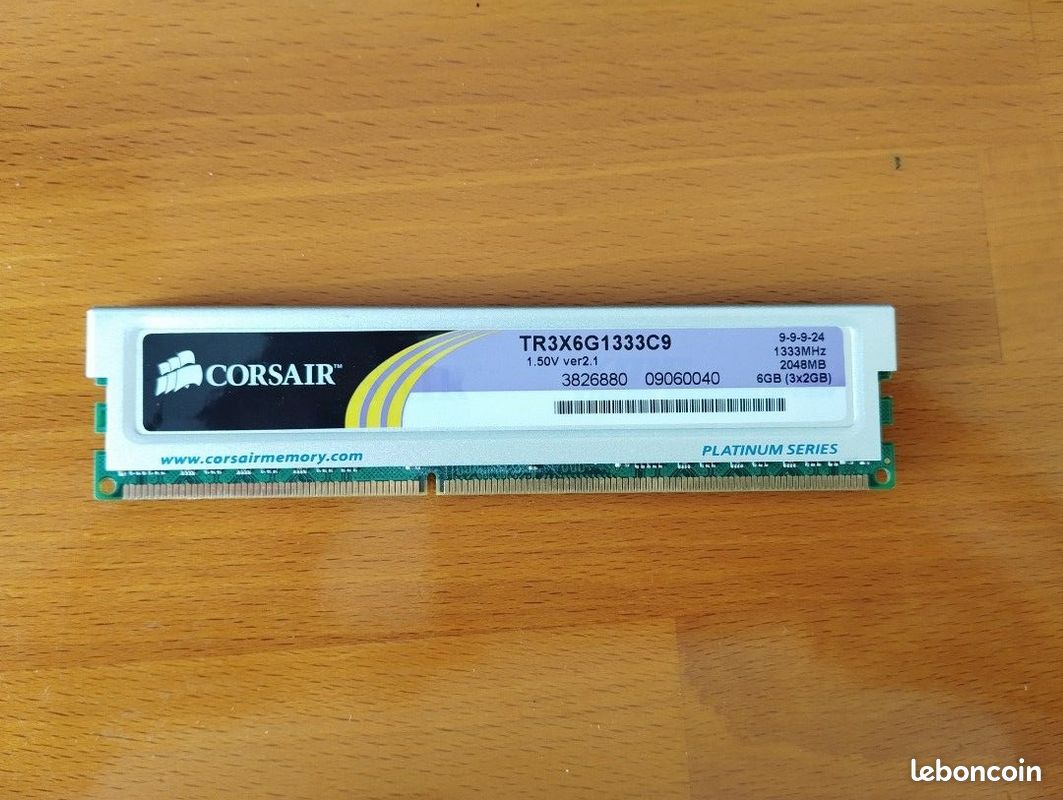 Corsair Ddr3 Triple Channel Memory Kit CORSAIR XMS3 6GB