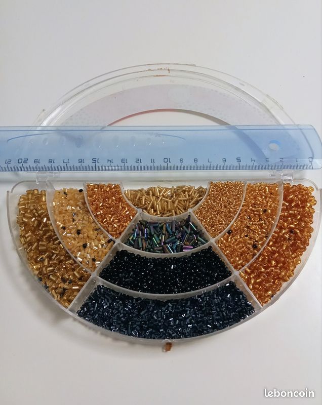 Lot De 3 Tubes De Perles Rocailles Multicolores Pour Création De Bijoux DIY