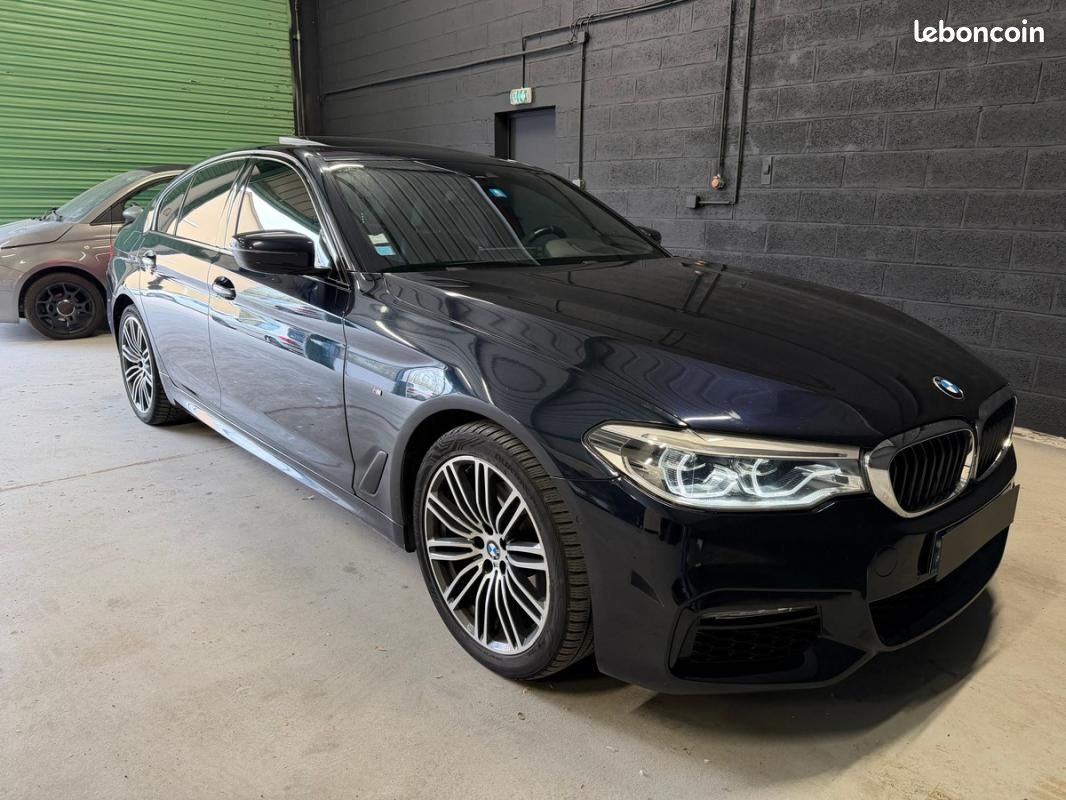 BMW Série 5 G30 520D xDrive 190 ch BVA 8 M Sport Harman Kardon / Toit ouvrant Caméra 360° (image 7)