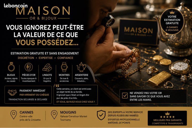 Achat Or - bijoux - pièces - lingots - Vous ignorez peut-être ce que vaut réellement ce que vous possédez… (image 1)