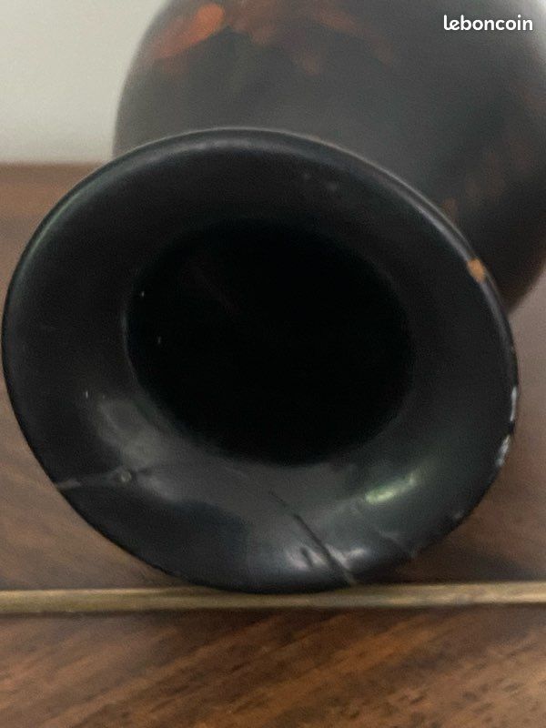 Petit vase chinois en bois à restaurer (image 3)