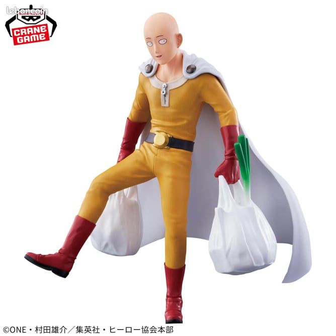 Figurine Saitama 17 Cm – One Punch Man – Collection Anime PVC – Déco Bureau Ou étagère, Cadeau Otaku