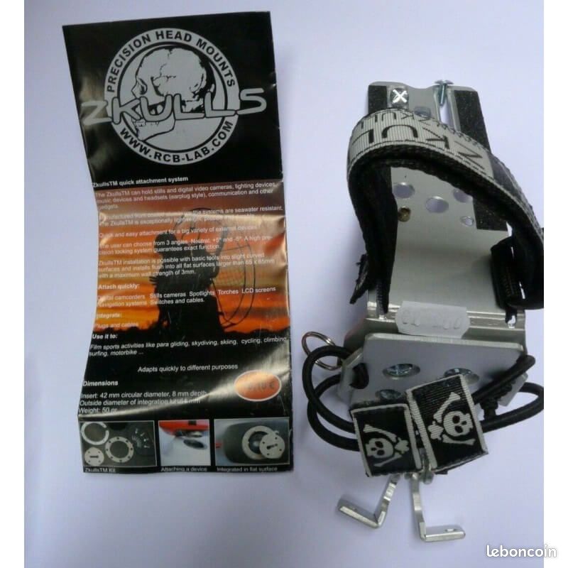 Skulls Dual mount - support caméra sur casque