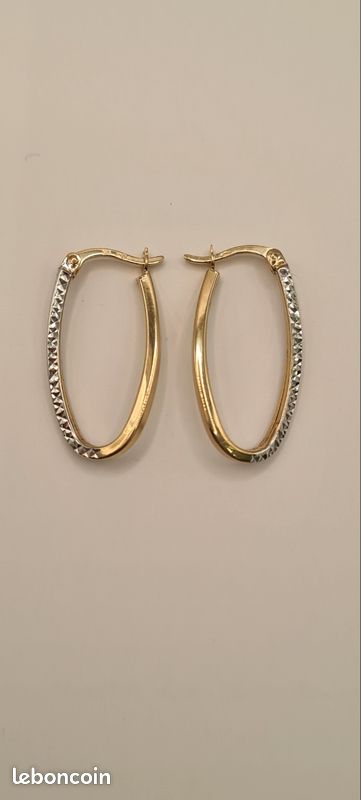 Boucles D'oreilles En Or 9 Carats (375/1000) Pour Femme - Dimensions 9mm X 9mm, Neuves Avec étiquettes, Classique Et élégant