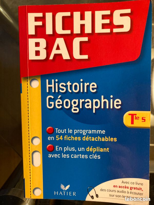 Fiches Bac Histoire Géographie T (image 1)