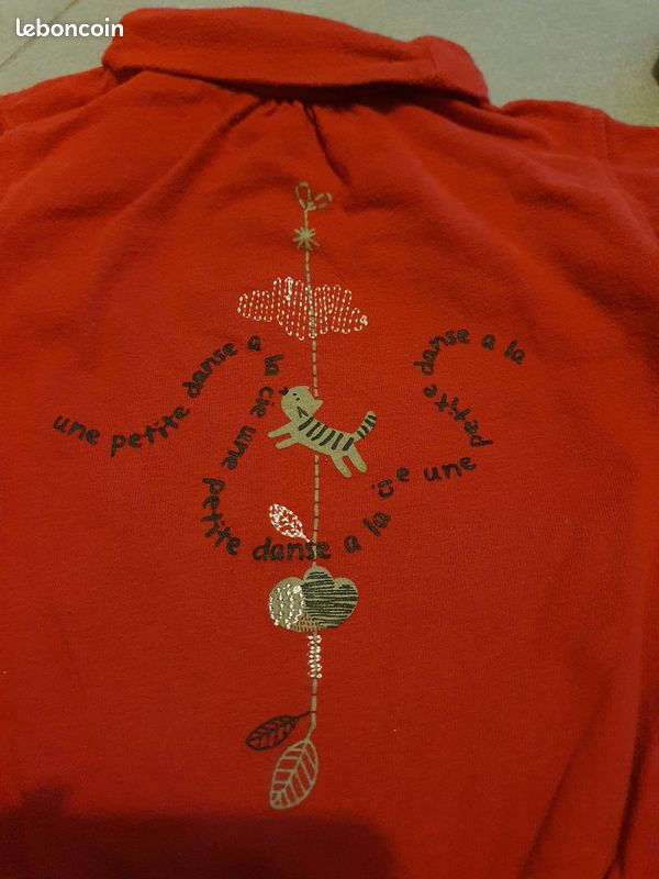 Ensemble t shirt robe 24 mois 2 ans (image 3)