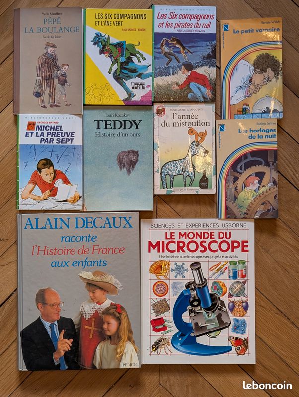 📚Une quarantaine de livres enfants, productivité, guides touristiques... (image 1)