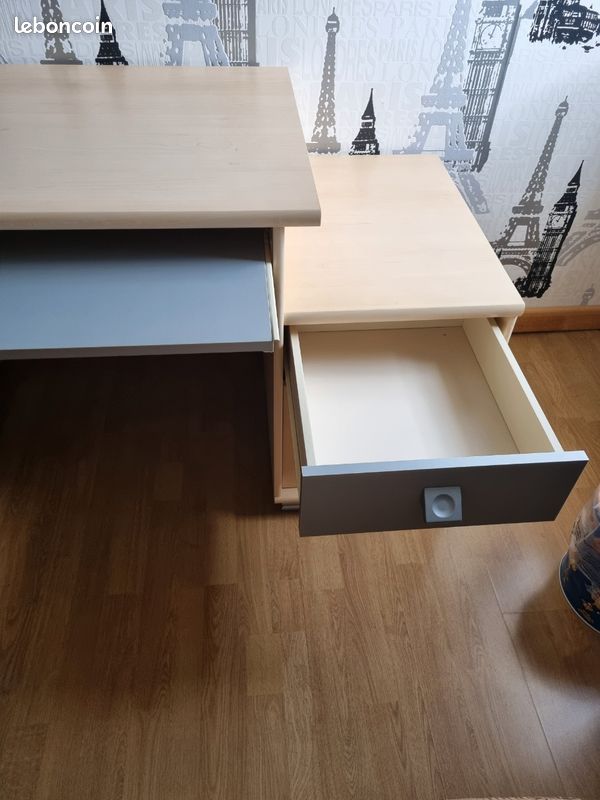 Bureau bois clair (image 5)