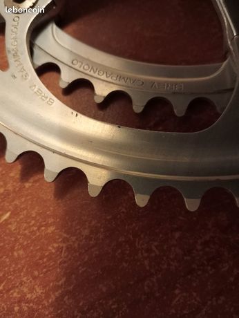 Pédalier Campagnolo Mirage 2x9 Vitesses – 53 Dents – Neuf Sous Blister – Plateau Avant
