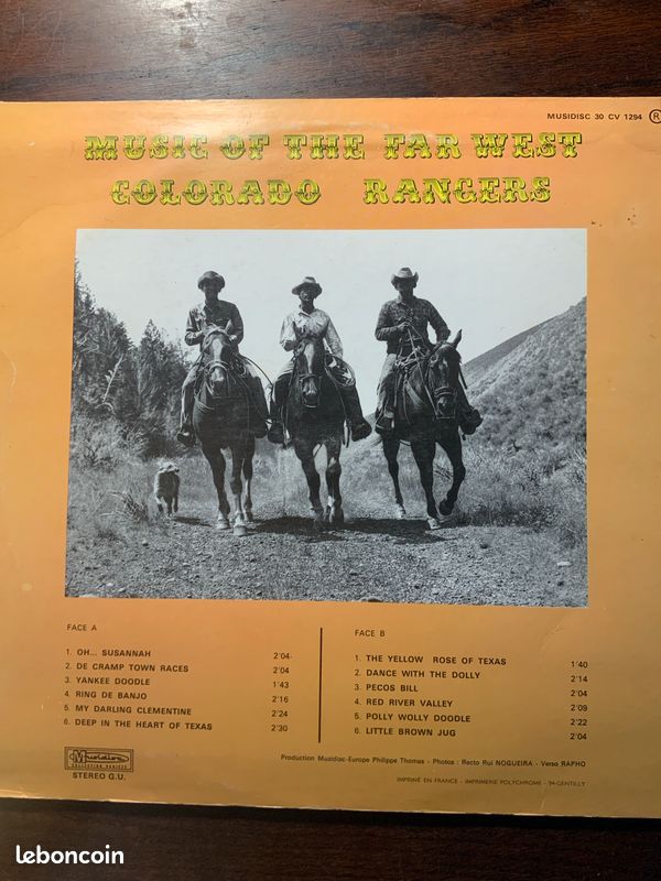 Vinyle Music of the far west (image 2)