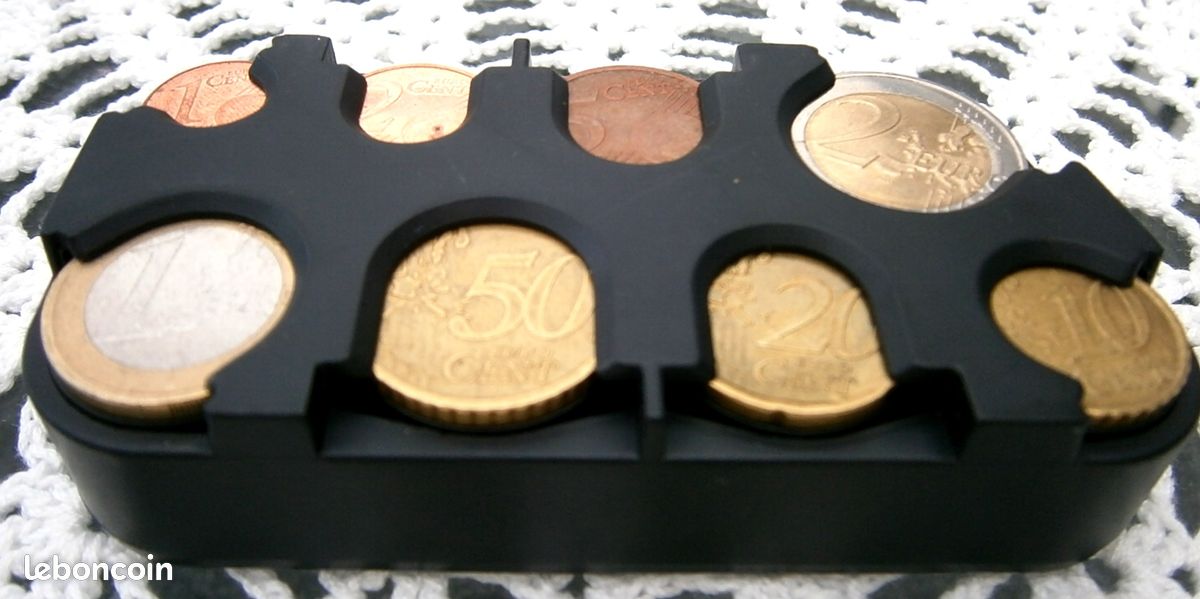 Distributeur de pièces de monnaie Euro rond/porte-monnaie porte-monnaie/ porte-monnaie de poche