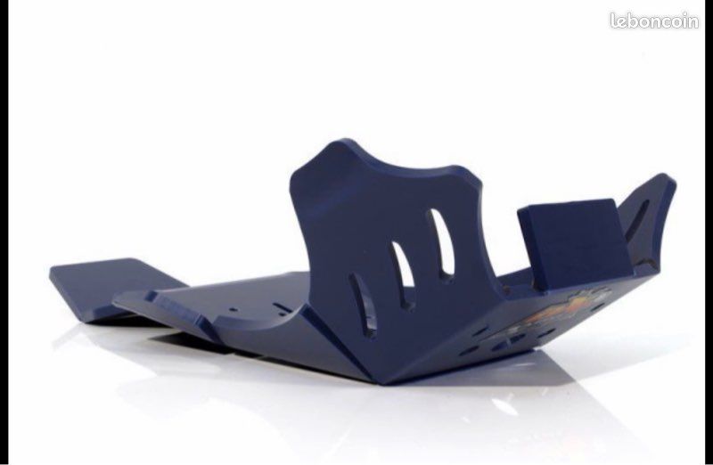 Sabot AXP Husqvarna TE250 / TE300 avec protection de biellette ( 2020 - 2023 ) - Bleu (image 1)
