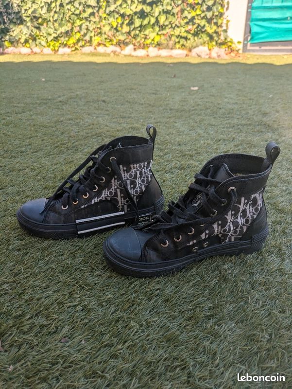 VÃªtements Dior Basket Dior Oblique Dior B23 Femme Noir Dior