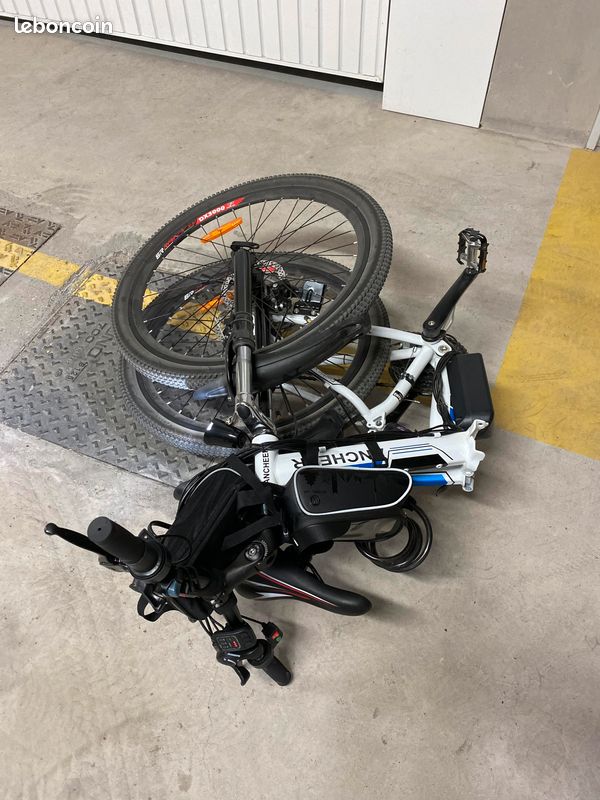 Vélo électrique élégant et cadre robuste 250w, vitesse max de 25km/h (image 4)