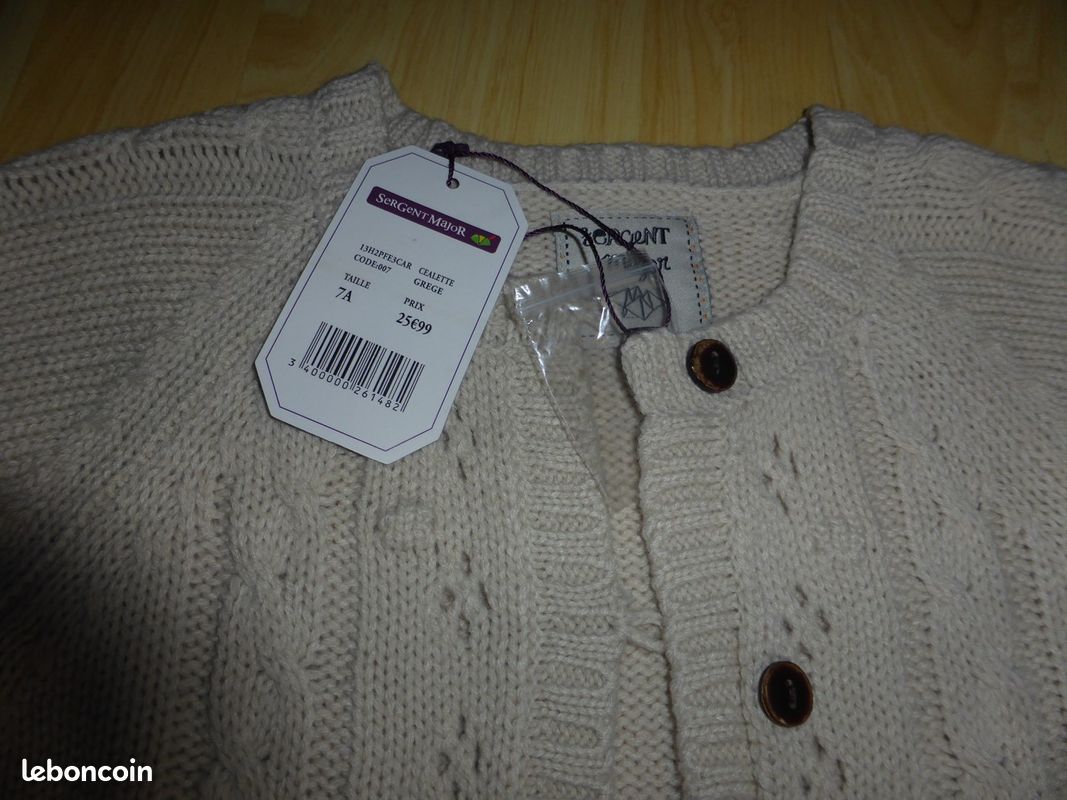 Ensemble chaud Sergent Major fille 7 ans (K1000) (image 3)