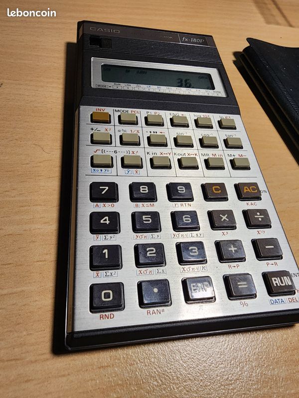 CASIO - CALCULATRICE Scientifique CASIO FX-180P Plus comme neuve EUR 3