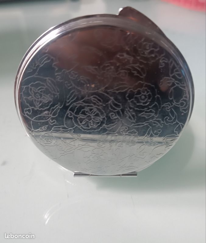 Miroir de poche de sac à main 6cm ∅ — Double face (1x / Grossissant) (image 2)