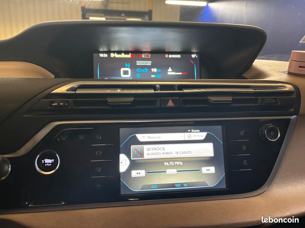 CITROEN C4 Picasso 1.6 D 115ch Exclusive - 164 000 km - siège chauffant/ventilé/massant - toit panoramique - boite auto - caméra 360 (image 13)